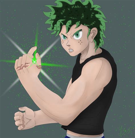 Artstation Buff Deku