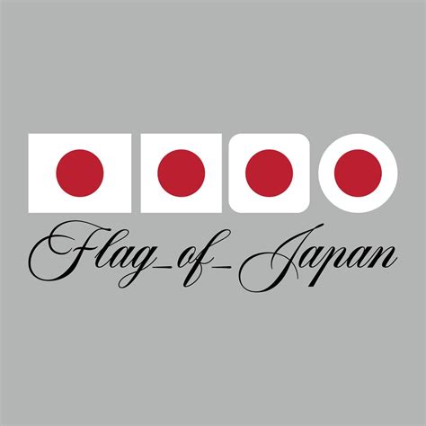 Flag of Japan nation design artwork 21947385 Vector Art at Vecteezy