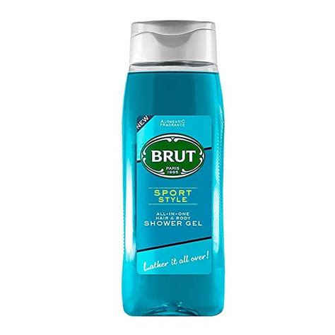 Brut Sport Style All In One Shower Gel For Hair Body Body Wash For