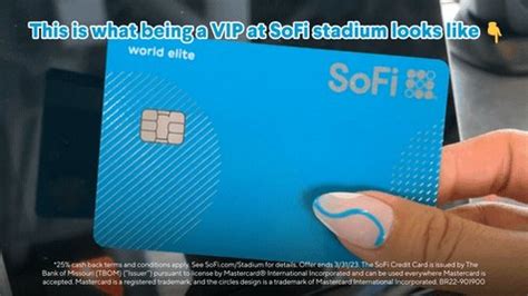 SoFi on Twitter: "No matter where you’re seated, the SoFi Credit Card unlocks that VIP ...