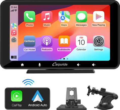 Amazon 2024 Newest Upgrade Carpuride Portable Carplay Wireless