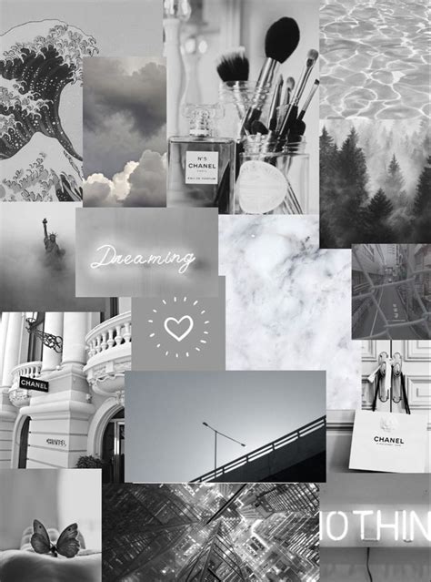 Gray Collage Aesthetic Wall Decor