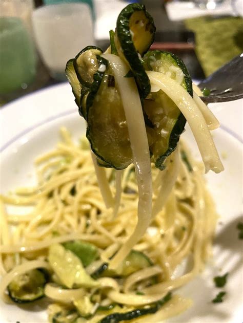 Making Zucchini Heaven Stanley Tuccis Spaghetti Alla Nerano His