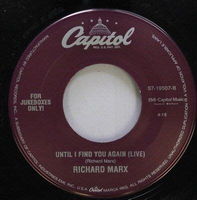 Rock Nm 45 Richard Marx Until I Find You Again Live Until I Find