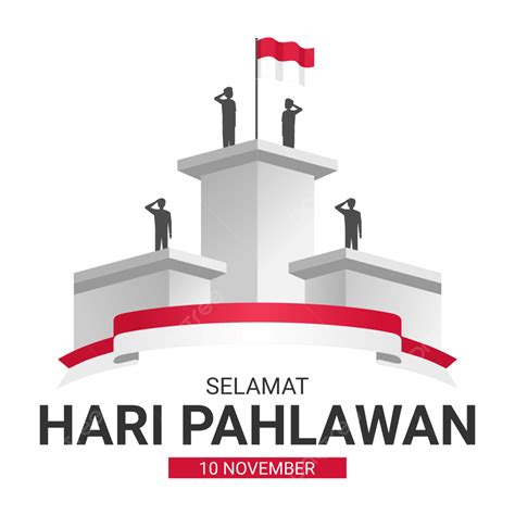 Pahlawan Nasional Png Vector Gambar Siluet Dan Background Tinta Santri