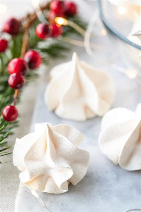 Meringue Cookies Are Crispy And Light Cookies Made With Only 4