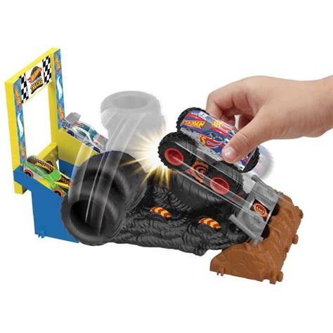 Bebeboutik Camion De Monstre Hot Wheels Arena Smashers Race Ace Pi Ces