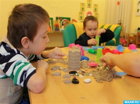 Кинетический песок в развитии мелкой моторики у детей с особыми ...