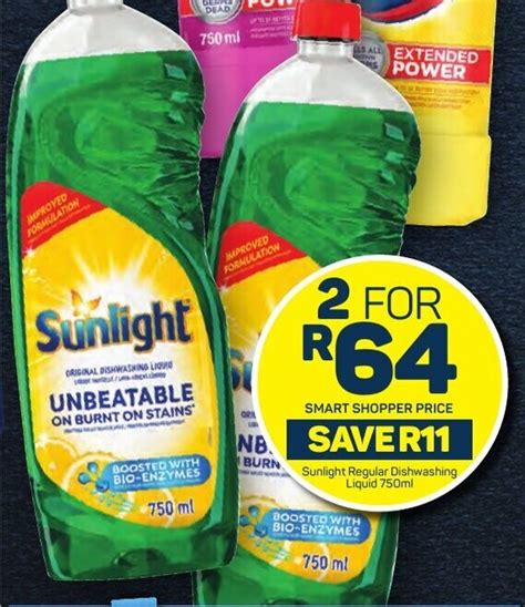 Sunlight Regular Dishwashing Liquid 750ml Offer At Pick N Pay