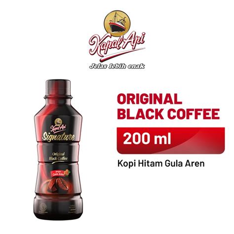 Jual Kapal Api Signature Original Black Ready To Drink Ml Shopee