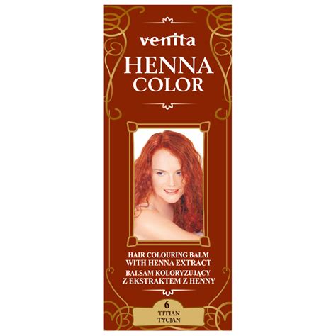 Venita Henna Color Balsam Koloryzuj Cy Do W Os W Tycjan Ml Hebe Pl