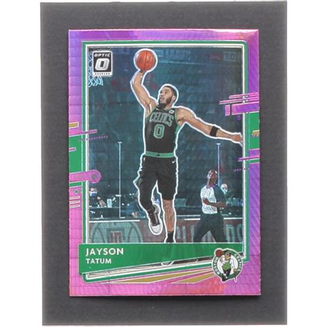 Jayson Tatum Donruss Optic Hyper Pink Pristine Auction