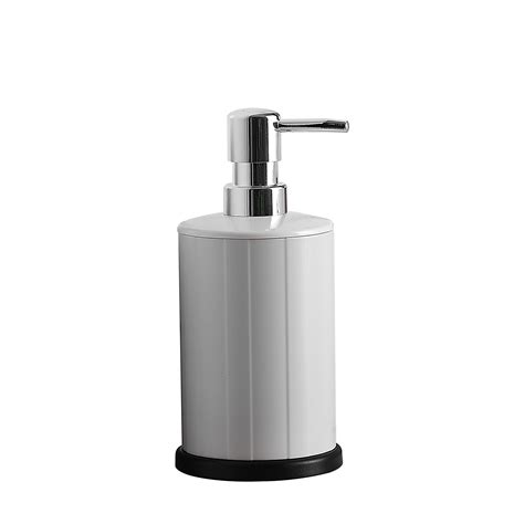 Hotel Bathroom Kitchen Aluminium White Freestanding Hand Liquid Soap Dispenser Soap Dispenser