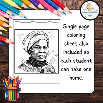 Harriet Tubman Collaborative Poster Black History Month Activity Bhm