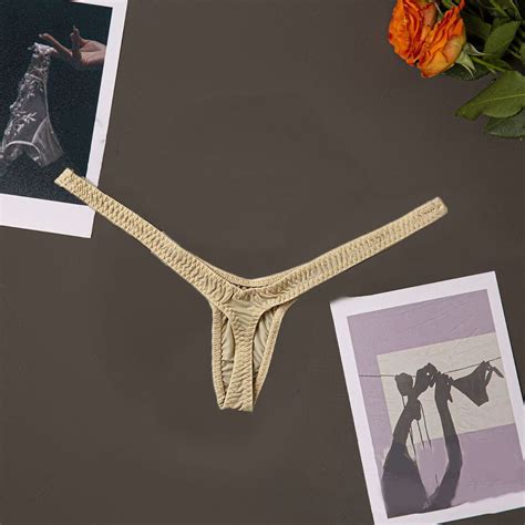 Unterwäsche Tanga Bikini Slip G String Low Waist Mini Höschen Sexy Weich T eBay