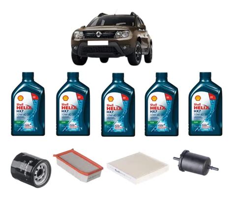 Qual Óleo Usar No Renault Duster 1.6 16v - Kit Revisao Troca De Oleo Renault Duster 1.6 16v Sce 2017 | Frete grátis