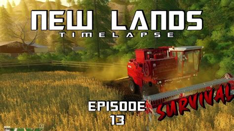 Fs19 Survival New Lands E13 Baling Grass Harvest Soy And Logging