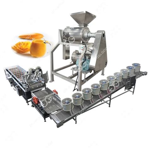 Industrial Profession Mango Juice Extractor Mango Juice Manufacturing