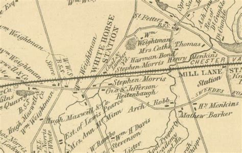 Map-Chester County, 1873 | White Horse Tavern