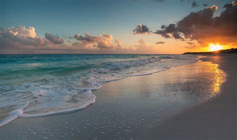 stunning beach sunset wallpapers   desktop