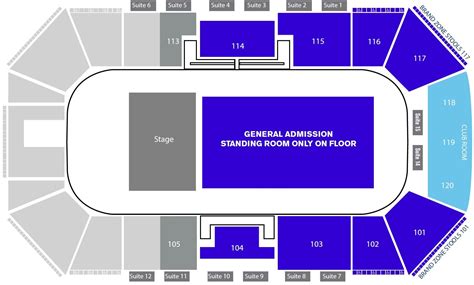 Ralston Arena Seating Chart With Seat Numbers