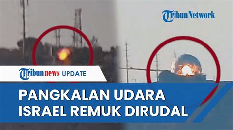 Pangkalan Udara Ramat David Israel Diledakkan Perlawanan Irak Balas