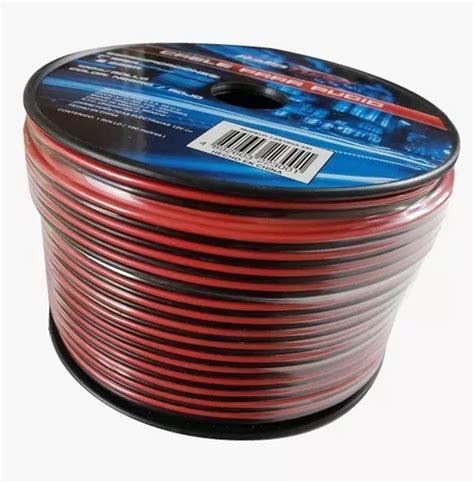 Cable Para Bocina Calibre 18 Bicolor Reforzado Rollo 100 M En Venta En