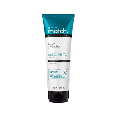 Condicionador Match Science Crescimento Ml O Botic Rio