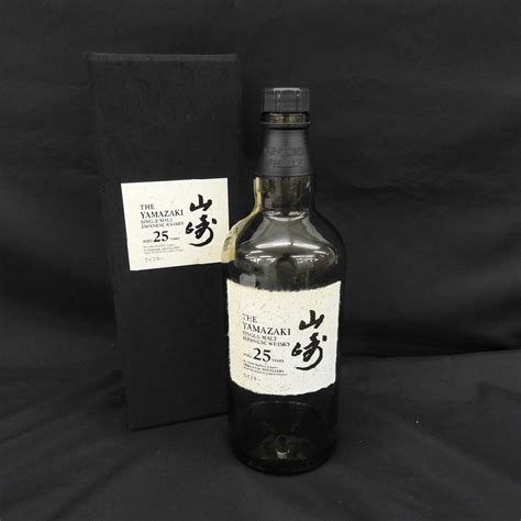 空き瓶 品 Suntory サントリー 山崎 25年 シングルモルト 空ボトル 空瓶 箱付 11578939 0626日本｜売買された