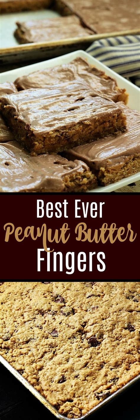 Best Ever Peanut Butter Fingers My Recipe Treasures Recipe Peanut Butter Recipes Peanut