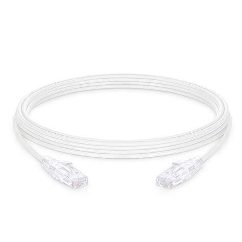 33ft 10m Cat6 28AWG Snagless Unshielded UTP PVC CM Slim Ethernet