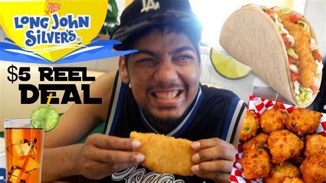 Long John Silver Mukbang Reel Deal 5 Youtube