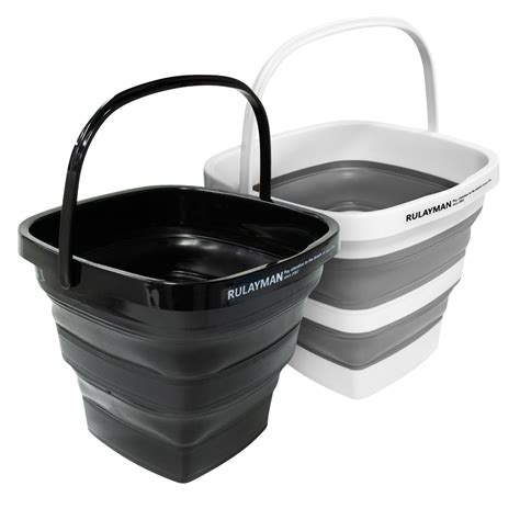 Snapklik Rulayman Pack Collapsible Plastic Bucket