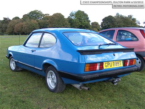 Blue Ford Capri Mk3 20gl Gpu889t Cscc Championships Oulton Park 2012