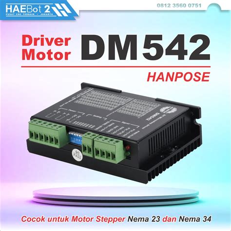 Jual HAEBOT 2 Driver Motor Stepper DM542 DM 542 Hanpose Nema 23 34 57