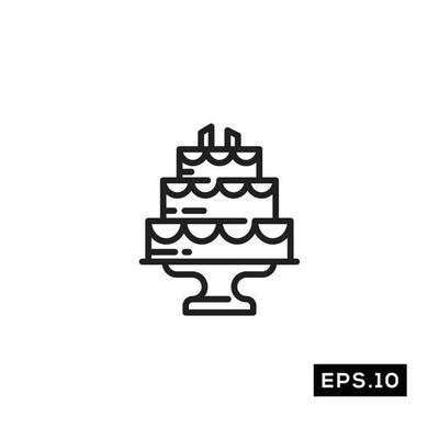 Wedding Cake Silhouette Vector Art, Icons, and Graphics for Free Download