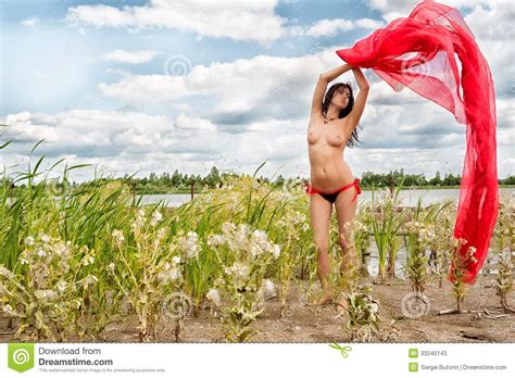 Attractive Naked Girl On River Bank Stock Image Image Of Nature Erotic 33245143