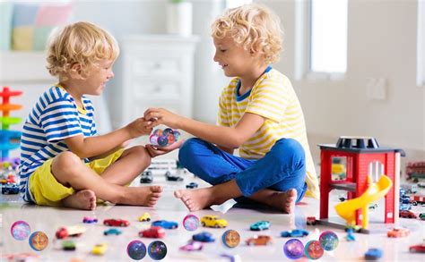 Pelotas Saltarinas de 24 piezas para Niños Espacio de 30mm de Diámetro