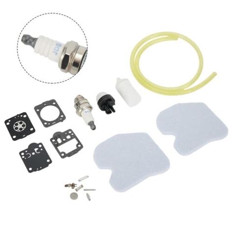 Exquisite Carb Kit And Fuel Filter Set For Mcculloch Cs340 Cs380