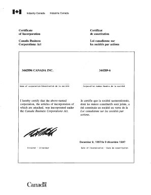 Fillable Online Restated Certificate And Articles Of Incorporation