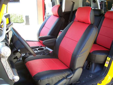 For Toyota Fj Cruiser 2007 2014 Iggee S Leather Custom Fit Seat Covers 13 Colors Ebay