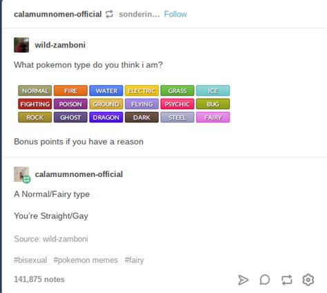 The Straight Pokemon Type And The Gay Pokemon Type Know Your Meme