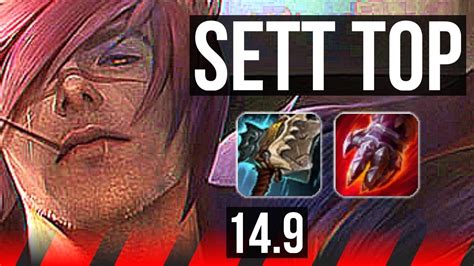 Sett Vs Fiora Top Dominating Euw Diamond Youtube