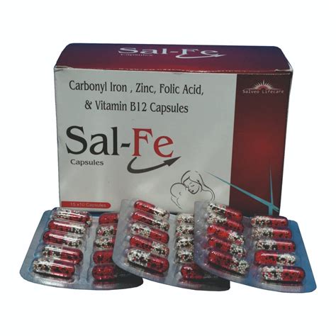 Sal Fe Carbonyl Iron With Folic Acid Zinc Capsules Packaging Type