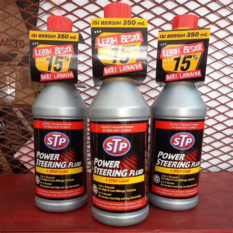 Jual STP Power Steering Fluid Stop Leak 350ml Shopee Indonesia