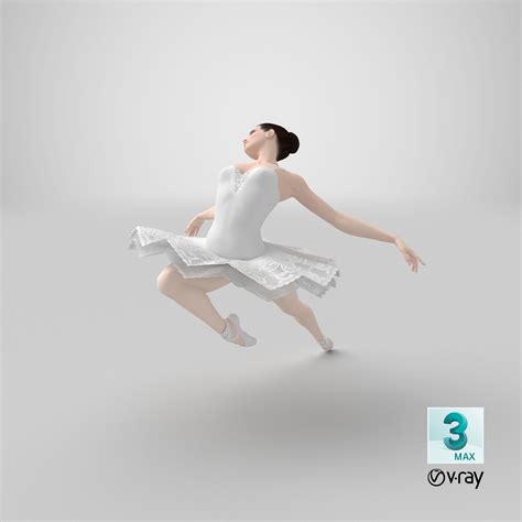 Ballet Dancer Ballerina 3d Model 199 Blend C4d Fbx Max Ma Lxo