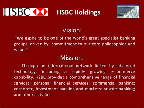 Hsbc Holdings Vision We Aspire