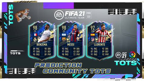 Fifa Tots La Liga Predictions Team Of The Season Ft Messi