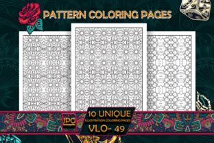 Pattern Coloring Pages Vol Interiors Graphic By Idesign Creative