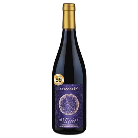 Primitivo Negroamaro Salento Igt Mezzatia Blue Edition Goldramo